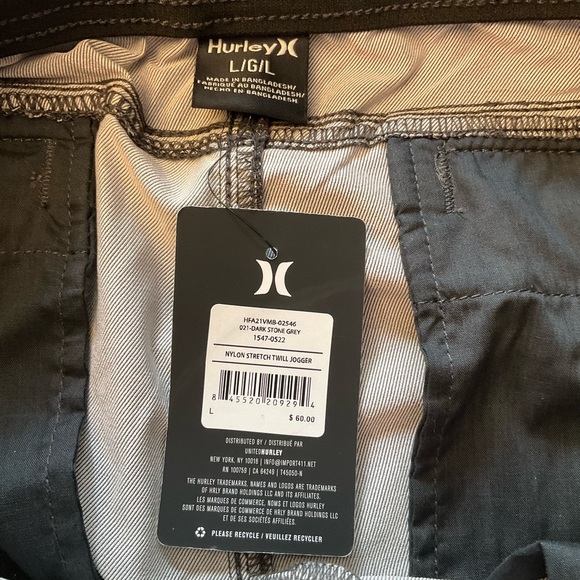 Hurley Nylon Twill Jogger Pant - Picture 8 of 9